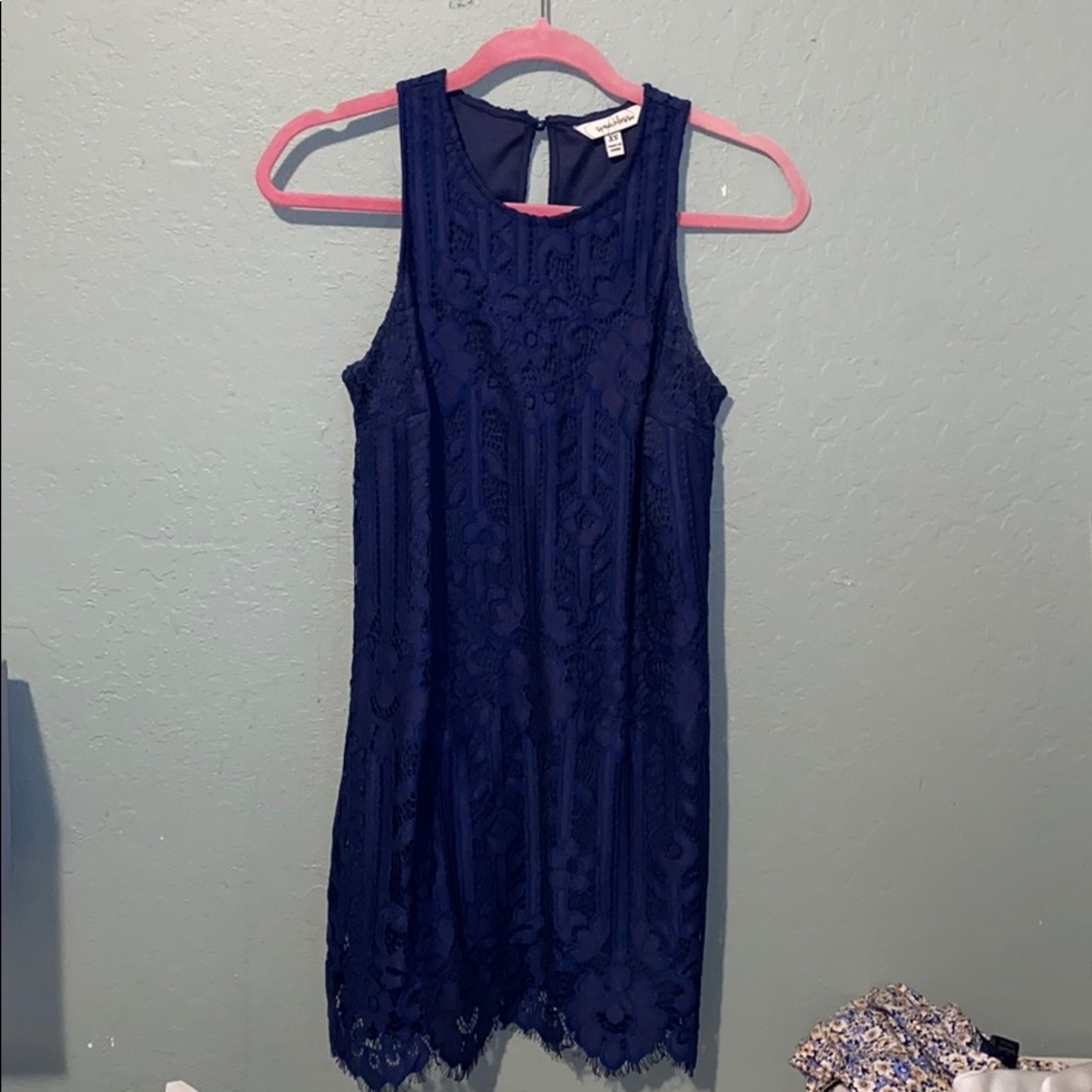 Blue dress